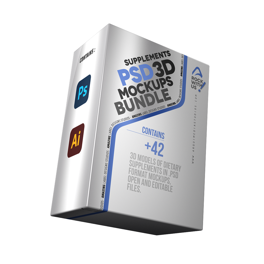 PSD 3D Muckups Bundle
