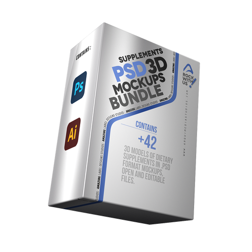 PSD 3D Muckups Bundle
