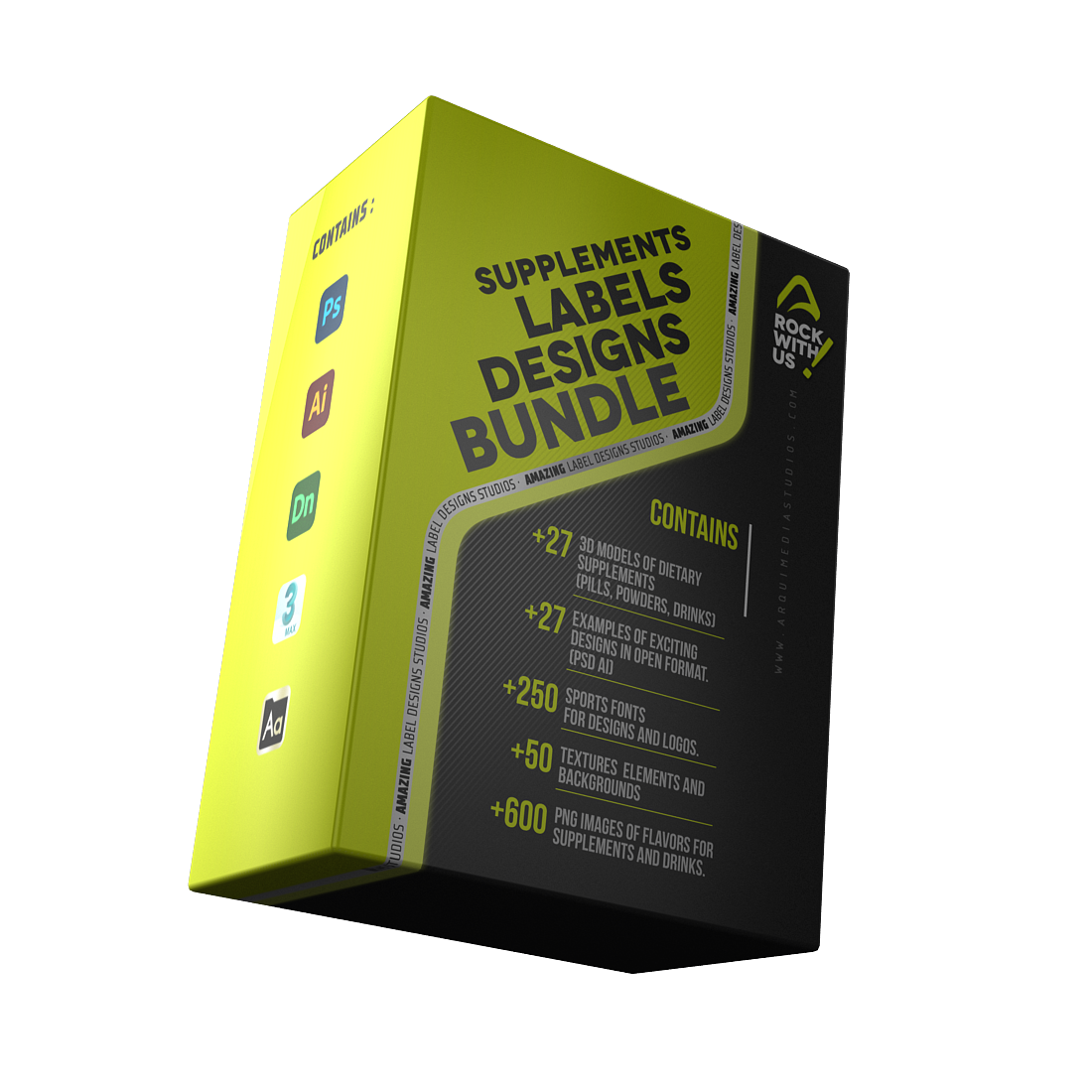 Labels Designs Bundle for Suplements